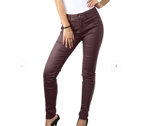 Crazy Lover Coated Broek medium rise 114-15 Crazy Lover Coated Broek medium rise 114-15