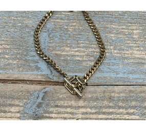 Dottilove Dottilove Ketting met vierkant rijgsluiting 11070880 Dottilove Dottilove Ketting met vierkant rijgsluiting 11070880