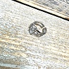 Dottilove Ring knijp dubbel met steentje 14084690 Dottilove Ring knijp dubbel met steentje 14084690