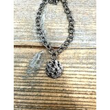 Dottilove Dottilove Ketting met hamerslag plaatje 11061190 Dottilove Dottilove Ketting met hamerslag plaatje 11061190