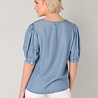 Yest Shirt met korte pofmouw 3740 Intan Yest Shirt met korte pofmouw 3740 Intan