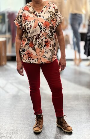 Broek Skinny fit met stretch 818