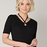 Jurk met halter strik Letje 3690 Jurk met halter strik Letje 3690