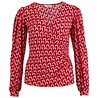 Enjoy Overslag shirt lm grafische print 127010 Enjoy Overslag shirt lm grafische print 127010