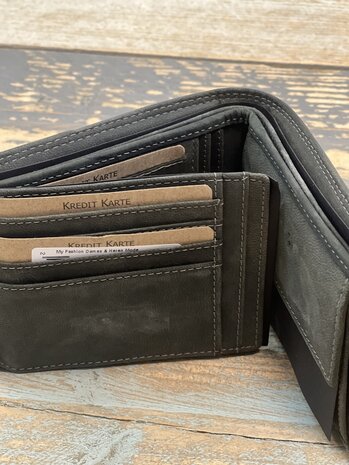 Echt leder portemonnee MW103