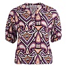 Enjoy Blouson halve mouw aop 183819 Enjoy Blouson halve mouw aop 183819
