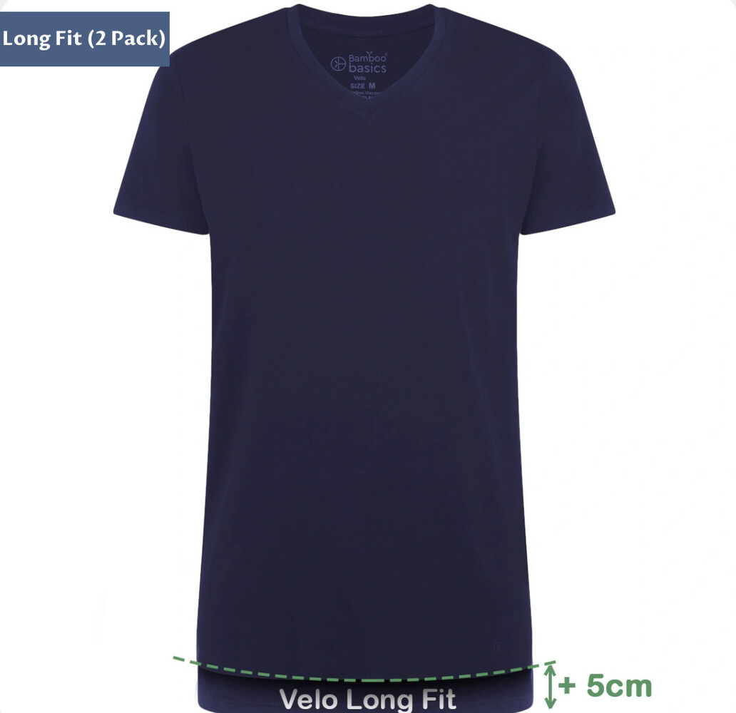 Bamboo Basics T-Shirt v-neck 2 pack Velo-LF Bamboo Basics T-Shirt v-neck 2 pack Velo-LF