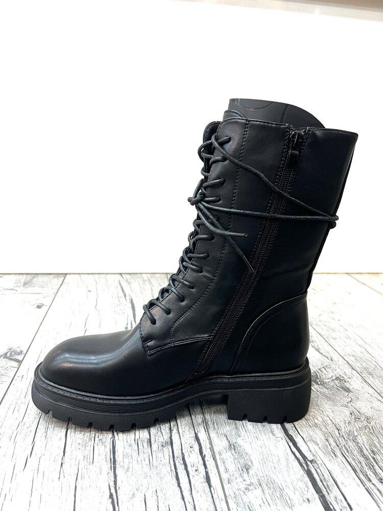 Moda Half hoge veter boots 1612