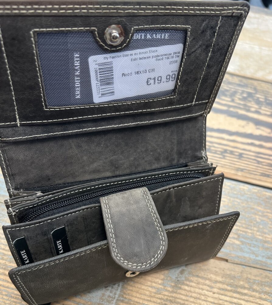 Echt lederen portemonnee 2008