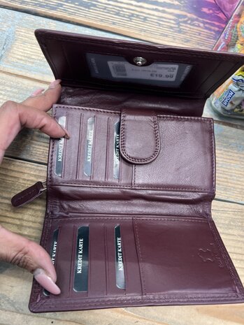 Echt lederen portemonnee 2008