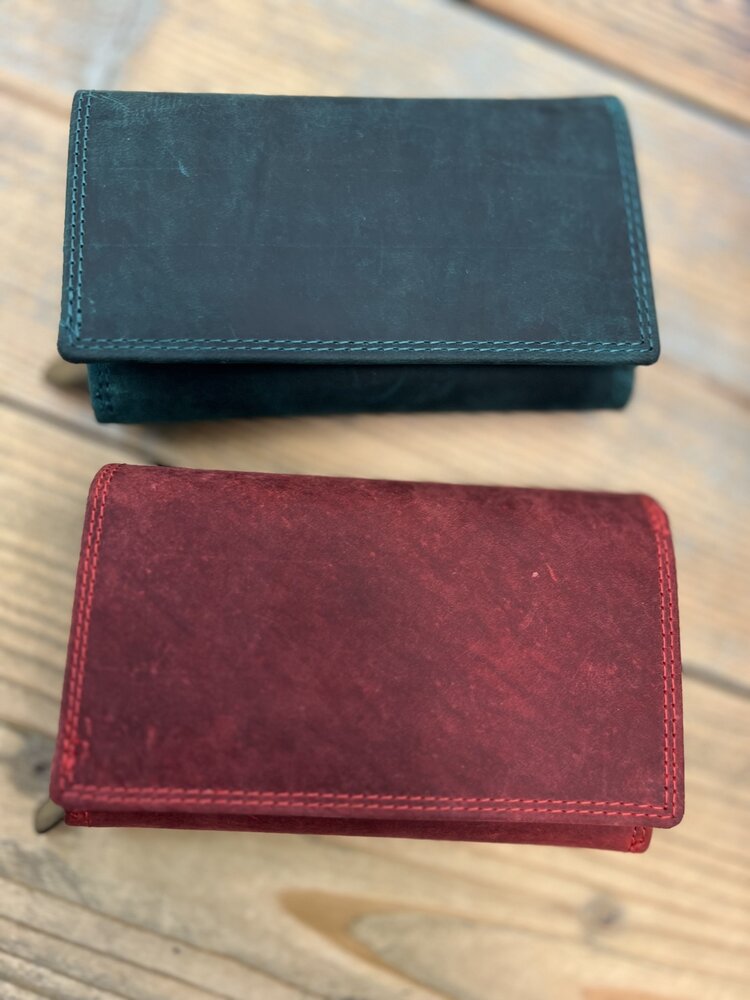 Echt lederen portemonnee LW-001