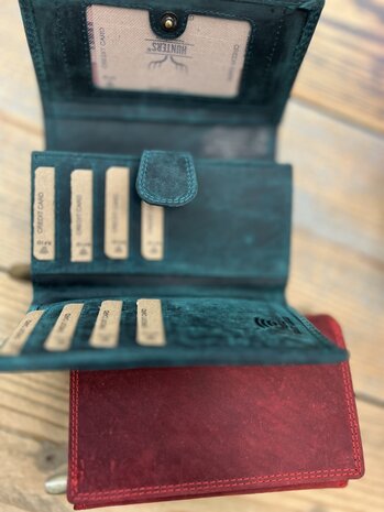 Echt lederen portemonnee LW-001