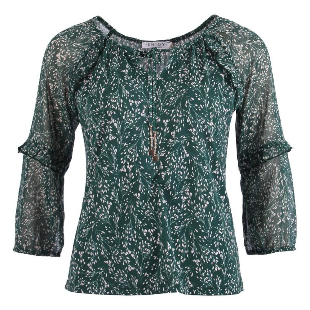 Enjoy Blouse lm volant details 332312