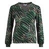 Enjoy Sweater v-hals allover print 183695 Enjoy Sweater v-hals allover print 183695