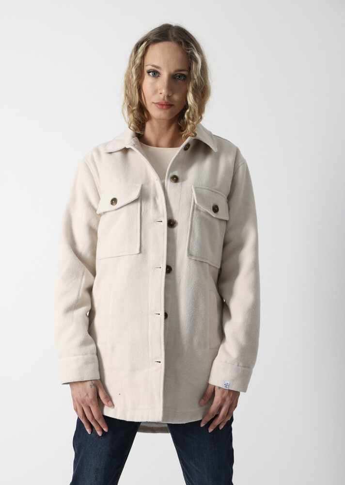 M.O.D. Denim Gevoerde blouse jasje WI23-BL301 M.O.D. Denim Gevoerde blouse jasje WI23-BL301