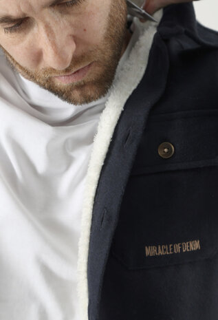 M.O.D. Denim Gevoerde shirt jasje WI23-MS787