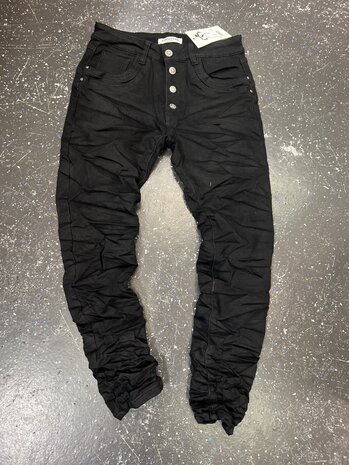 Karostar Denim jog met knoopsluiting 8965 Karostar Denim jog met knoopsluiting 8965