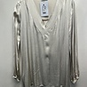 Blouse uni diepe v-hals 27-166 Blouse uni diepe v-hals 27-166