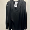 Blouse uni diepe v-hals 27-166 Blouse uni diepe v-hals 27-166