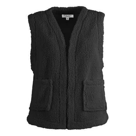 Enjoy Gilet teddy kort 418889