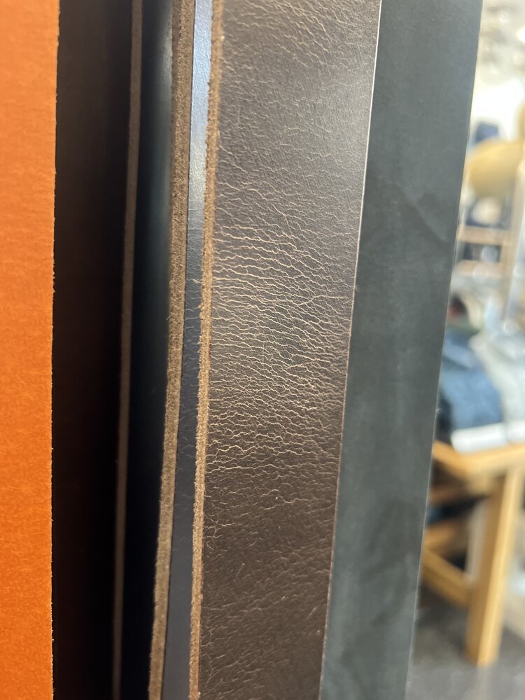 Bline Echt lederen 4 cm riem 41480