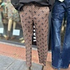 Chic & Jeune Chino broek print steekzakken 5068 Chic & Jeune Chino broek print steekzakken 5068