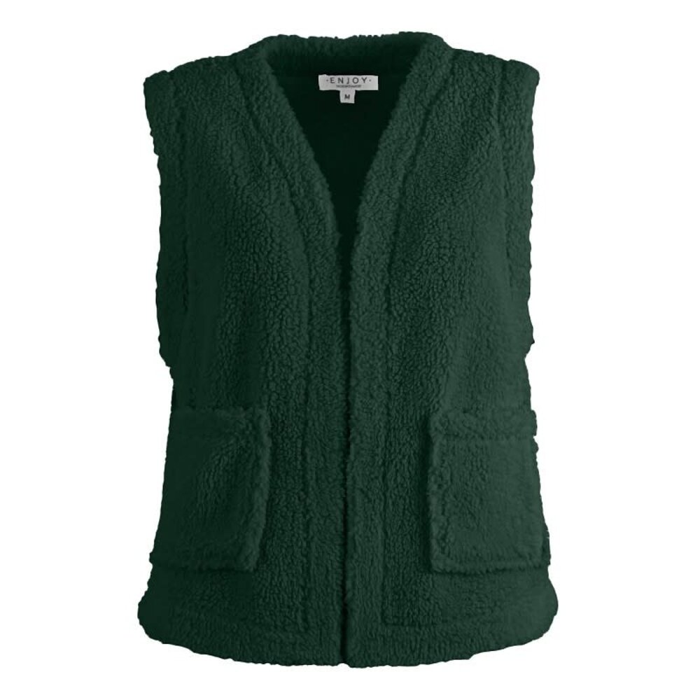 Enjoy Gilet teddy kort 418889