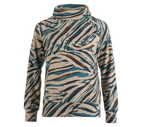 Enjoy Sweater col allover print 151417 Enjoy Sweater col allover print 151417