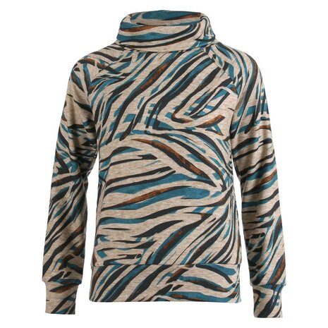 Enjoy Sweater col allover print 151417 Enjoy Sweater col allover print 151417