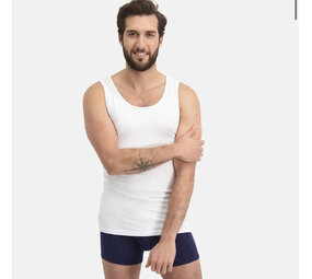 Bamboo Basics Mens BB knitted singlet 2-pack Stef Bamboo Basics Mens BB knitted singlet 2-pack Stef