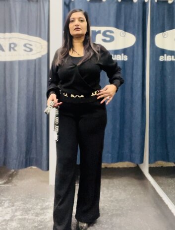 Enjoy Blouse v-hals allover print 415153 Enjoy Blouse v-hals allover print 415153