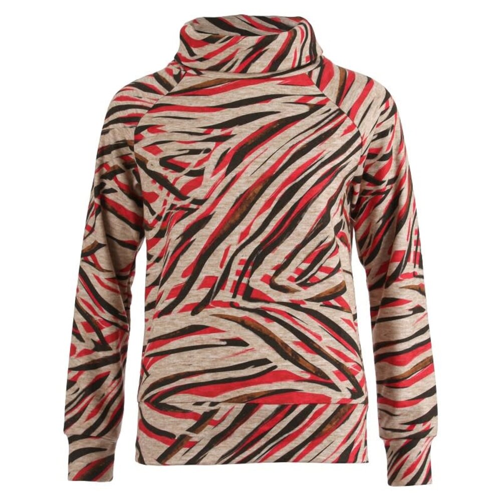 Enjoy Sweater col allover print 151417 Enjoy Sweater col allover print 151417