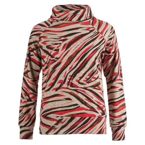 Enjoy Sweater col allover print 151417 Enjoy Sweater col allover print 151417