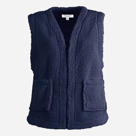 Enjoy Gilet teddy kort 418889