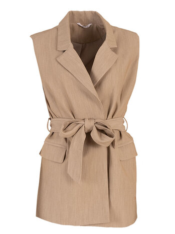 Rebelz Gilet lang met band Beau 1882 Rebelz Gilet lang met band Beau 1882