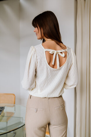 Rebelz Blouse diepe rug Bibi 12130 Rebelz Blouse diepe rug Bibi 12130