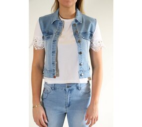 New Star New Star Denim gilet Luna-002