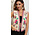 Gilet flower print 6490