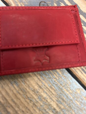 Echt lederen kleine portemonnee 840