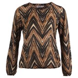 Enjoy Enjoy Blouson allover print lurex 501475 Enjoy Enjoy Blouson allover print lurex 501475