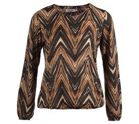 Enjoy Enjoy Blouson allover print lurex 501475 Enjoy Enjoy Blouson allover print lurex 501475