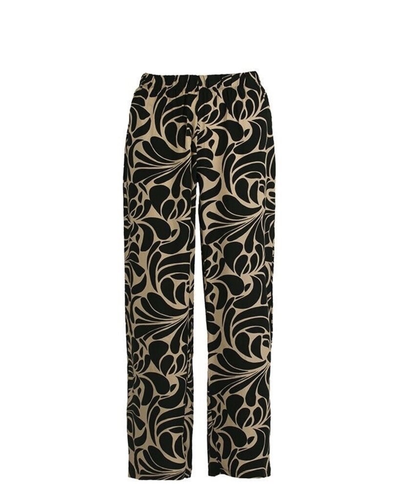 Enjoy Broek wide leg allover print 155267