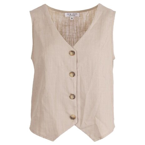 Enjoy Gilet linnen 502409 Enjoy Gilet linnen 502409