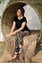 Broek wide leg allover print 155267 Broek wide leg allover print 155267