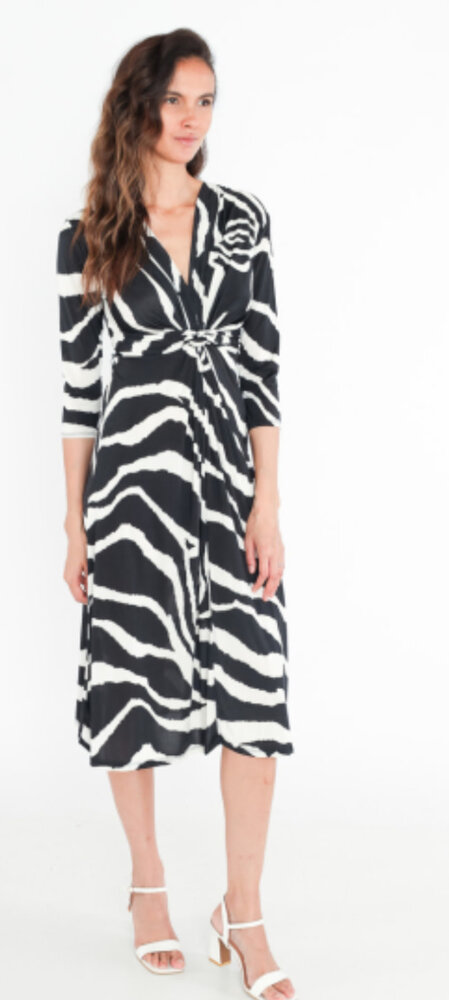 Jurk midi lengte 1636 Myfashion