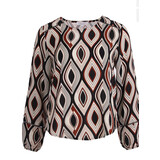 Enjoy Shirt lange mouw allover print 155558 Enjoy Shirt lange mouw allover print 155558