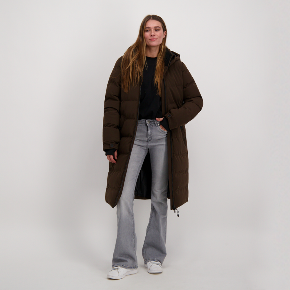 Cars Jeans Winterjas lang cap.Fenka Cars Jeans Winterjas lang cap.Fenka