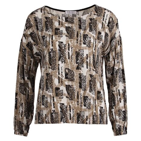 Enjoy Shirt lm ronde hals print 166661 Enjoy Shirt lm ronde hals print 166661