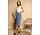 Denim rok zij split ravel BW052
