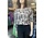 Shirt lm ronde hals print 166661